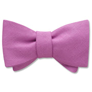 Solid Linen Lilac - bow ties
