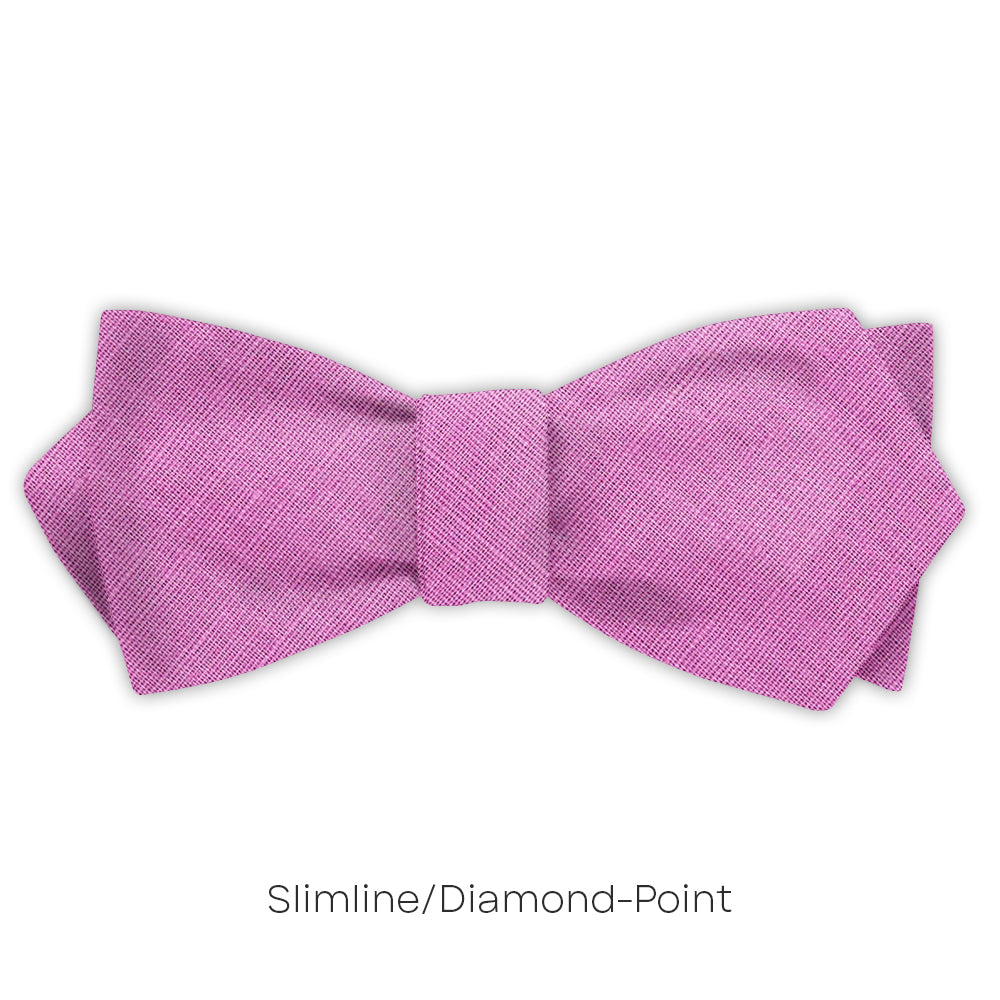 Solid Linen Lilac - bow ties