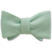 Solid Linen Moss - bow ties