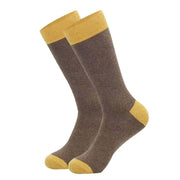 Cloudley Brown Men's Socks