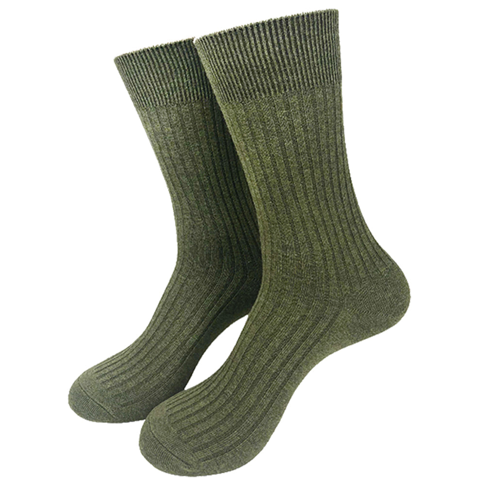 Classic Olive Men's Socks