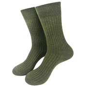 Classic Olive Men's Socks