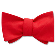 Solid Linen - Poppy Red - bow ties