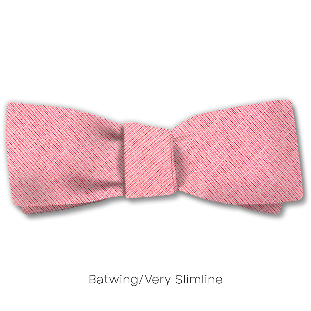 Solid Linen Rosa - bow ties
