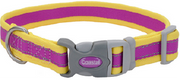 1 18-26 Pet AttirePro Adj Collar Purple Yellow