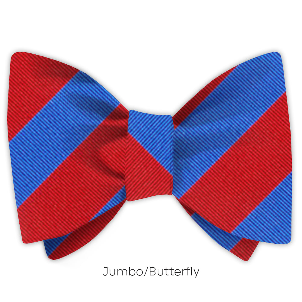 Collegiate Royal and Red - bow ties