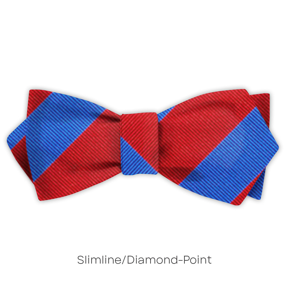 Collegiate Royal and Red - bow ties