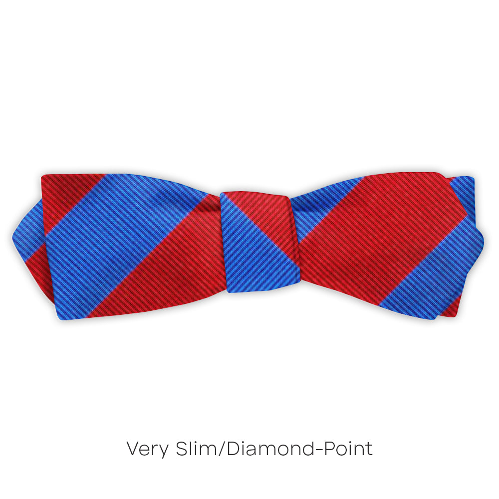 Collegiate Royal and Red - bow ties