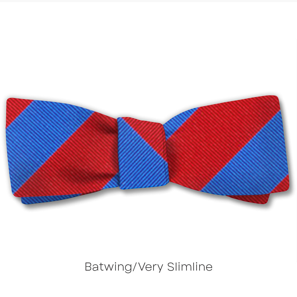 Collegiate Royal and Red - bow ties