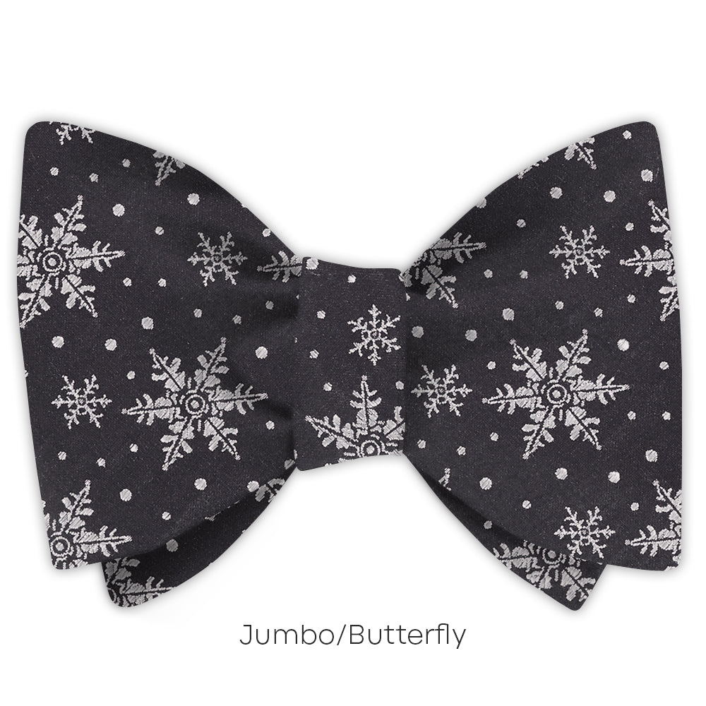 Crystalline Black - bow ties