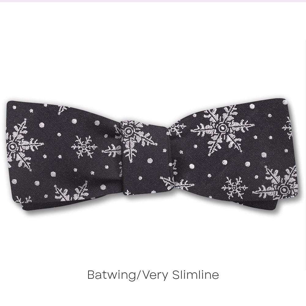 Crystalline Black - bow ties