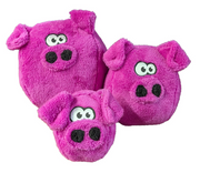 Cycle Dog USA Made Duraplush FuzzBall Piglet Large Dog Toy