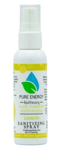 Hand Sanitizer Spray - 2 oz Travel Size (Lemon) by SidePony Boutique