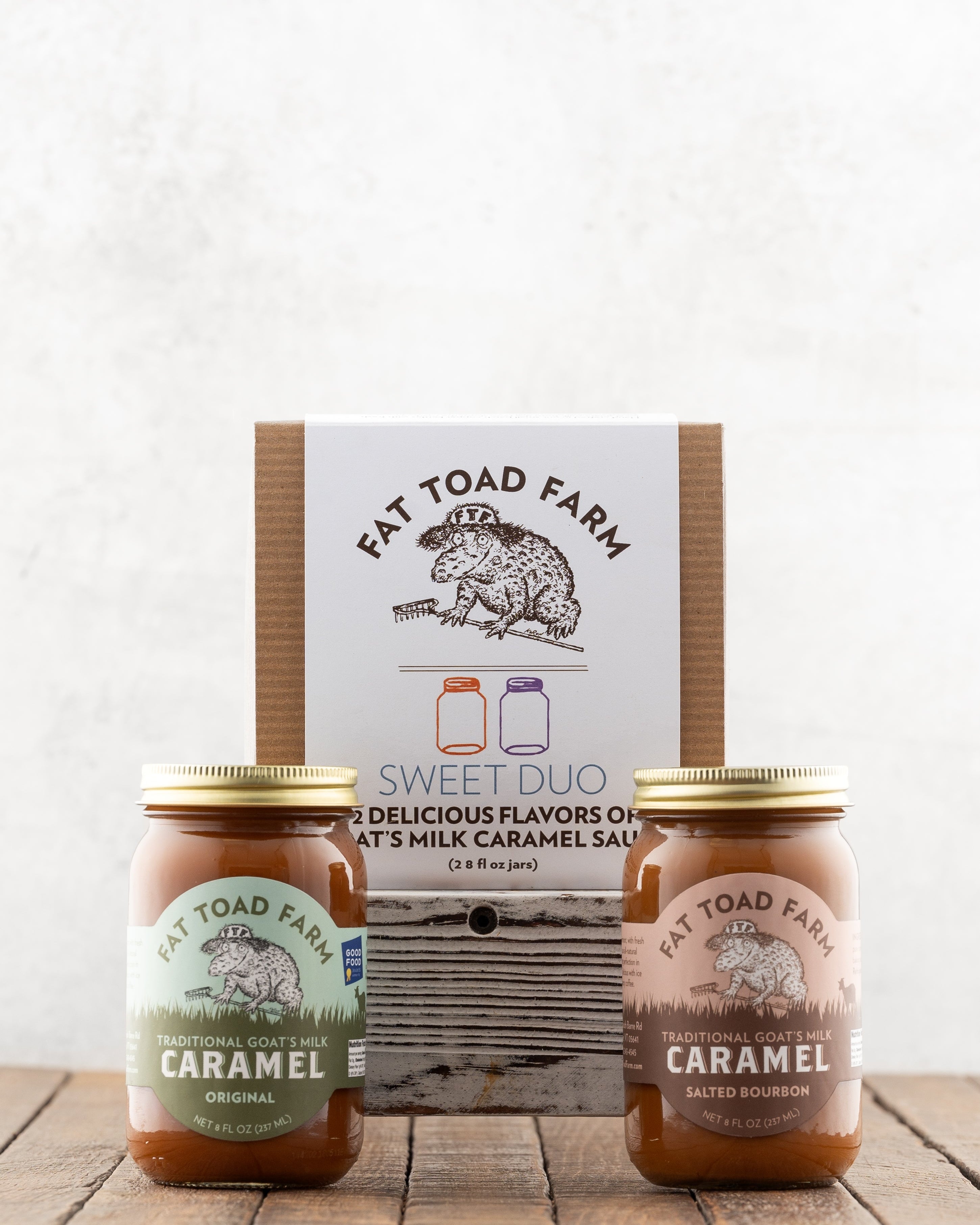 Sweet Duo Caramel Gift Box by Butterfly Bakery of Vermont