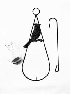 Cardinal Hanging Vase