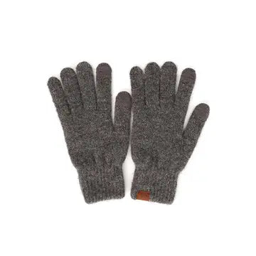C.C. Heather Plain Knit Gloves