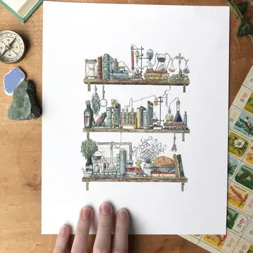 Lizzy Gass Mini Giclee Shelves Prints