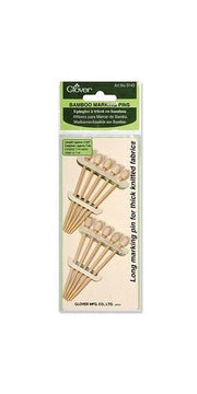 Clover Bamboo Marking Pins