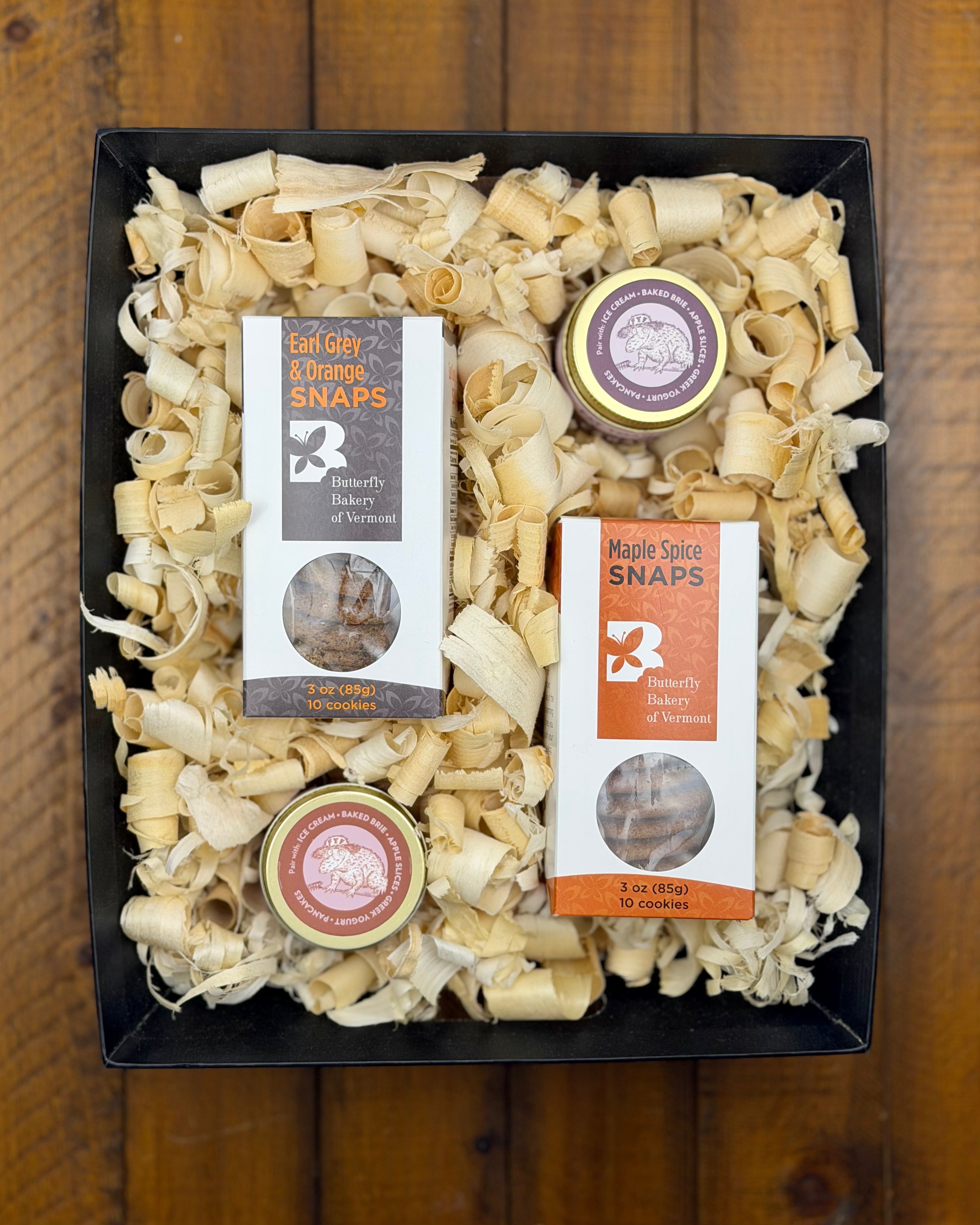 Cookies and Caramel Gift Basket by Butterfly Bakery of Vermont