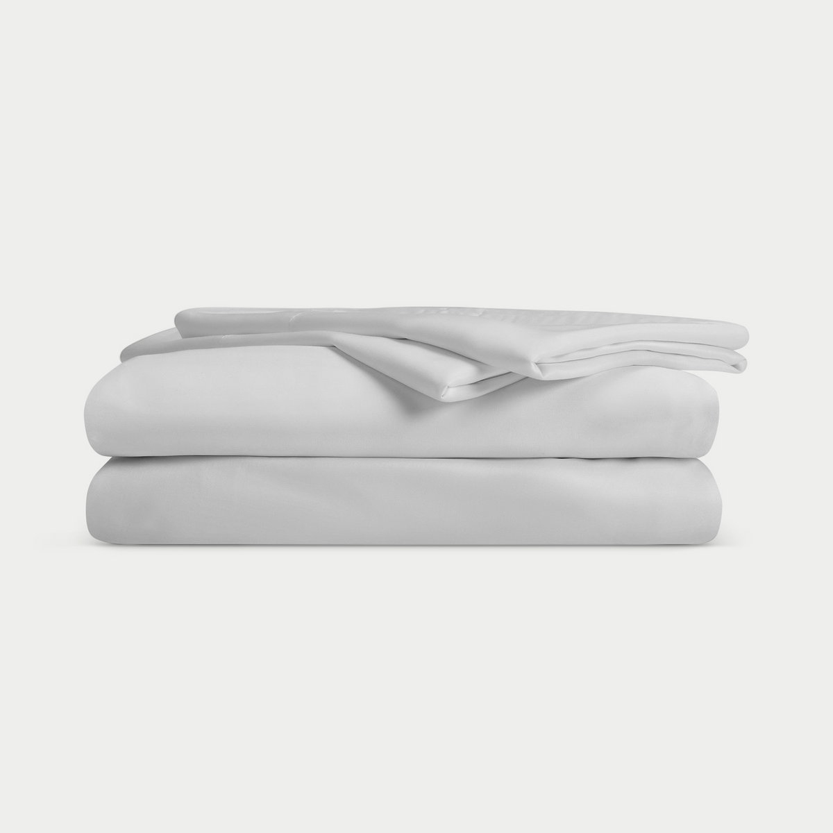 Folded light grey Cozy Earth Bamboo Sheet Sets