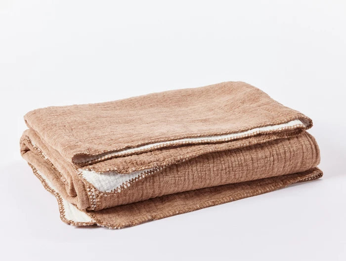 Coyuchi Cozy Cotton Organic Blanket