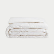 Folded White Cozy Earth Bamboo Comforter