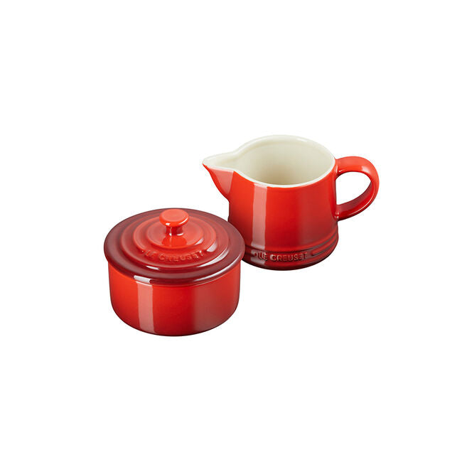 Signature Cream and Sugar Set by Kiss the Cook