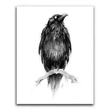 Silver Foil Whimsy Gothic Prints