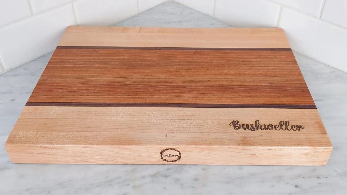 RED BEANS & RICE WOOD CUTTING BOARD