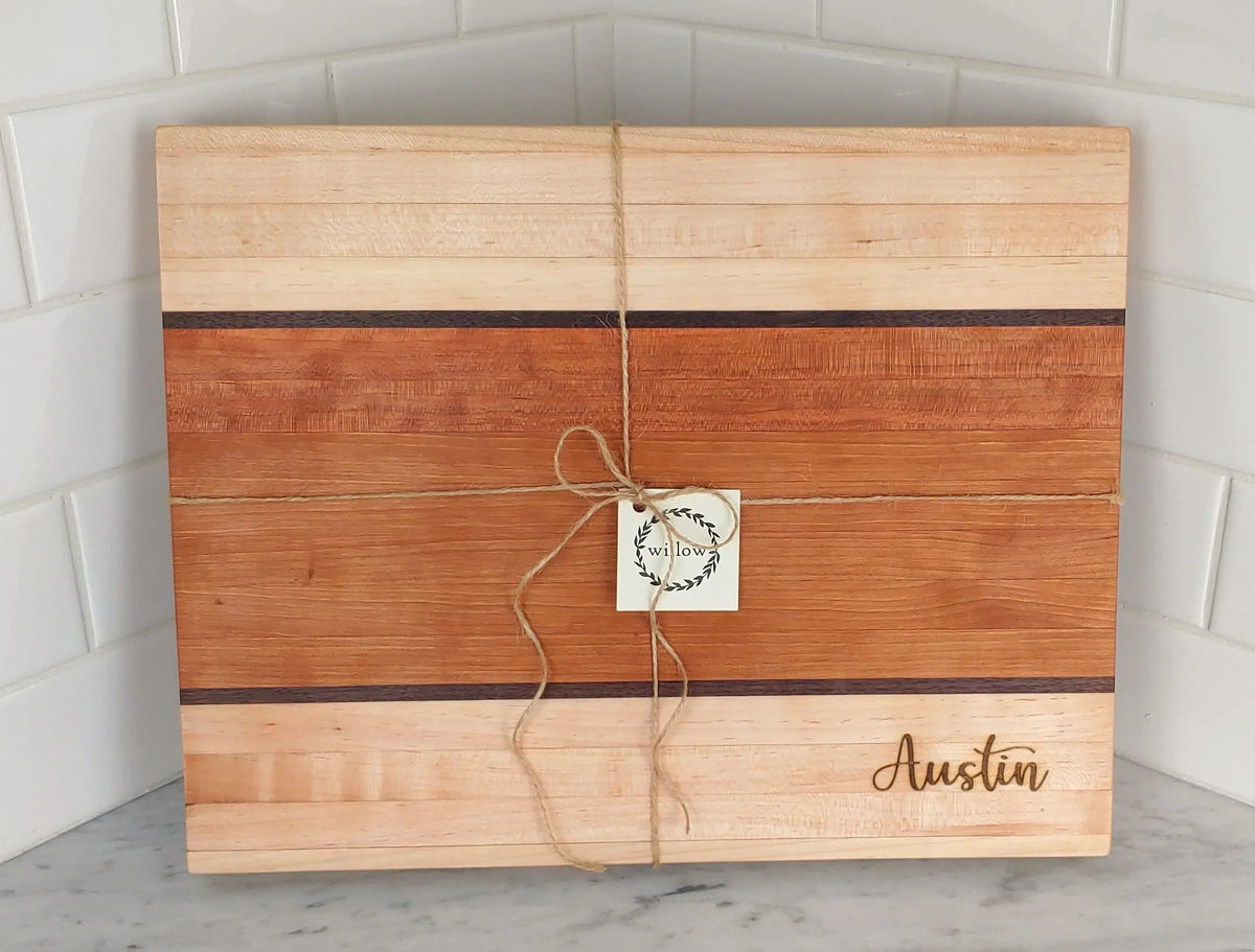 RED BEANS & RICE WOOD CUTTING BOARD