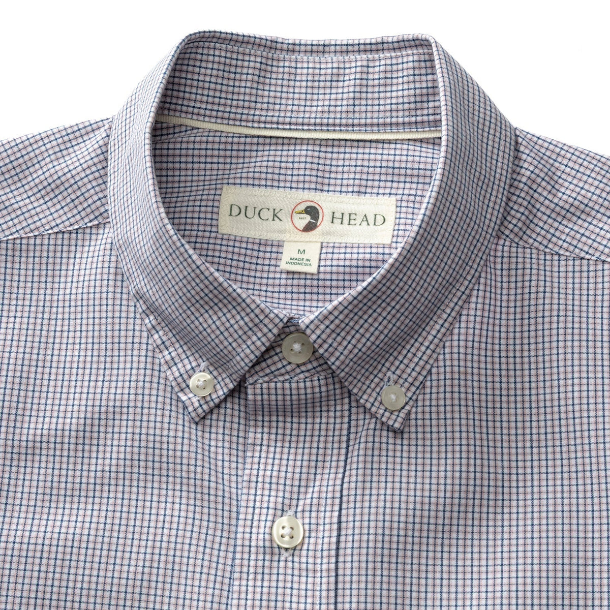 Duck Head Baltic Plaid Cotton Cashmere Poplin Sport Shirt