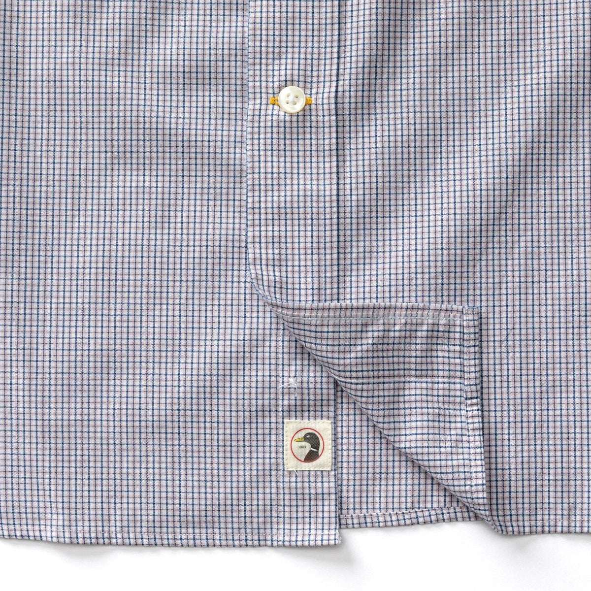 Duck Head Baltic Plaid Cotton Cashmere Poplin Sport Shirt