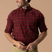 Duck Head Yates Plaid Cotton Slub Sport Shirt