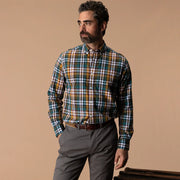 Duck Head Toni Plaid Cotton Slub Sport Shirt