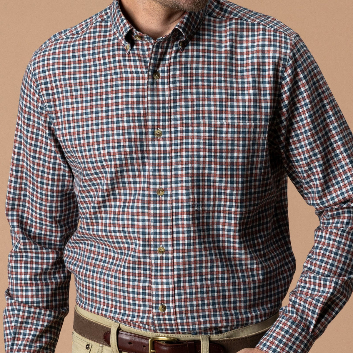 Duck Head Caldor Plaid Cotton Wool Sport Shirt