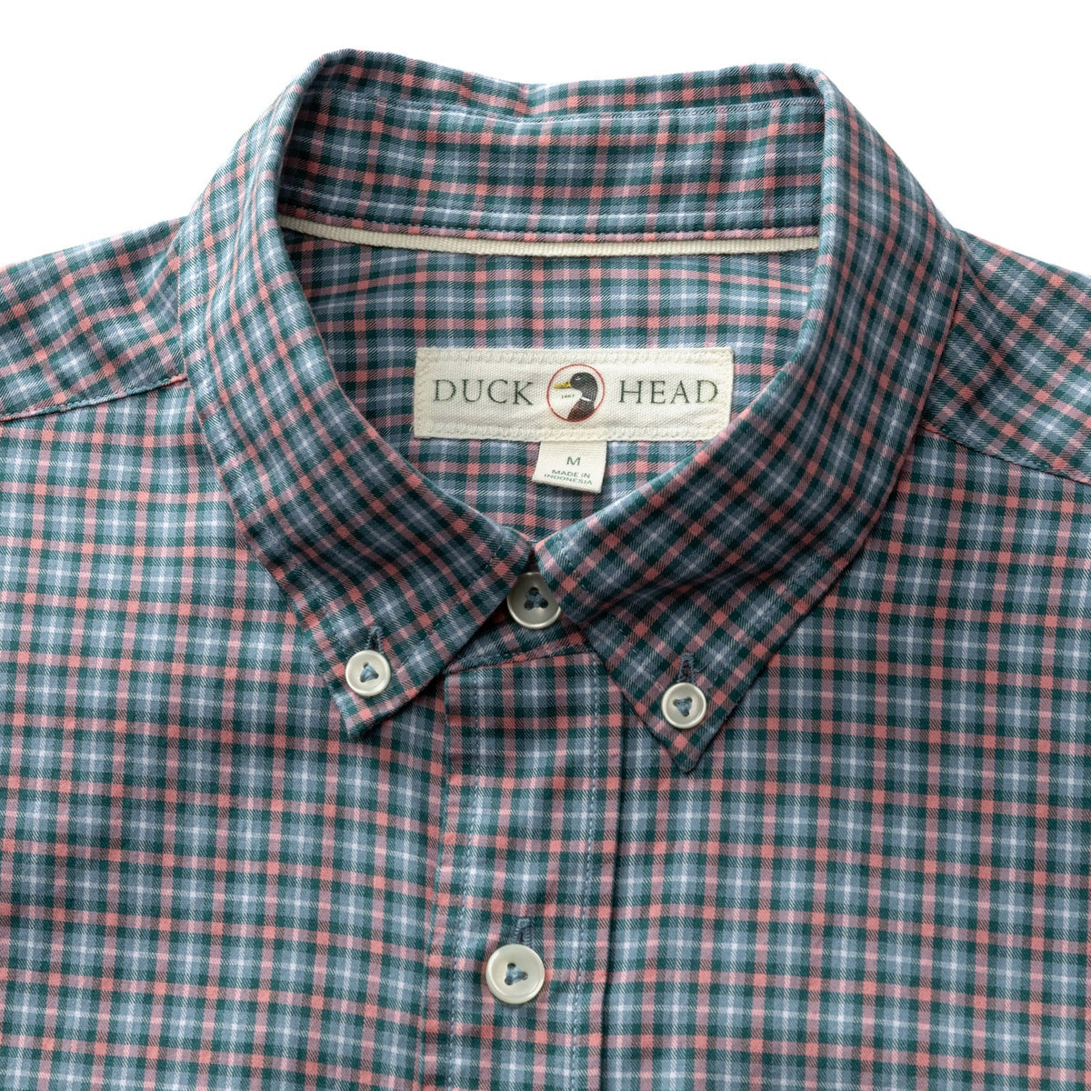 Duck Head Lang Plaid Cotton Twill Joyner Plaid Shirt
