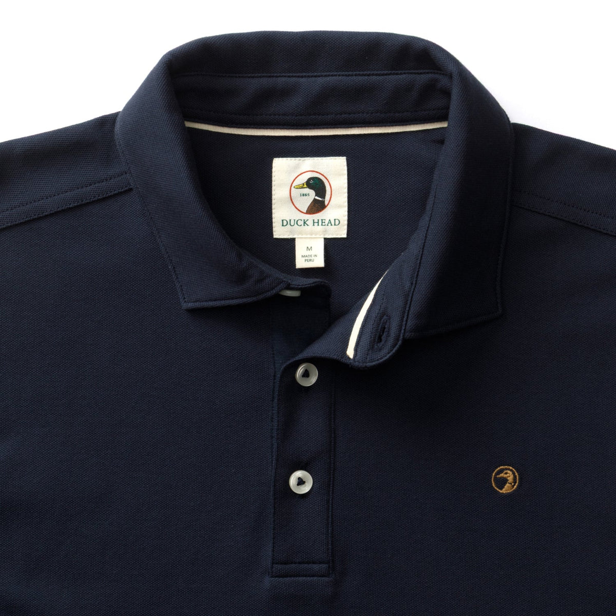 Duck Head Solid Short Sleeve Hanover Pima Cotton Pique Polo