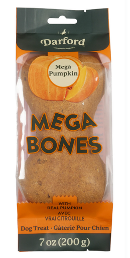 Darford Dog Mega Bone 7oz Pumpkin