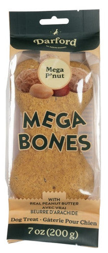 Darford Dog Mega Bone 7oz Peanut Butter