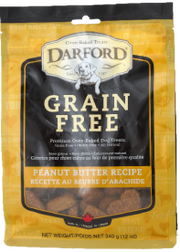 Darford Grain Free Peanut Butter Heart Dog Treat 12oz by Pet Food Warehouse
