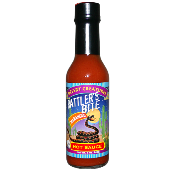 Barbecue Hot Sauce Desert Creatures Rattler's Bite Habanero by Homeportonline