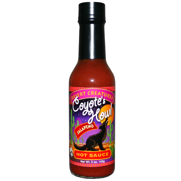 Barbecue Hot Sauce Desert Creatures Coyote Howl Jalapeno by Homeportonline
