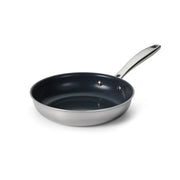 Tri-Ply Clad Stainless Steel Ceramic Nonstick Fry Pan by Kiss the Cook