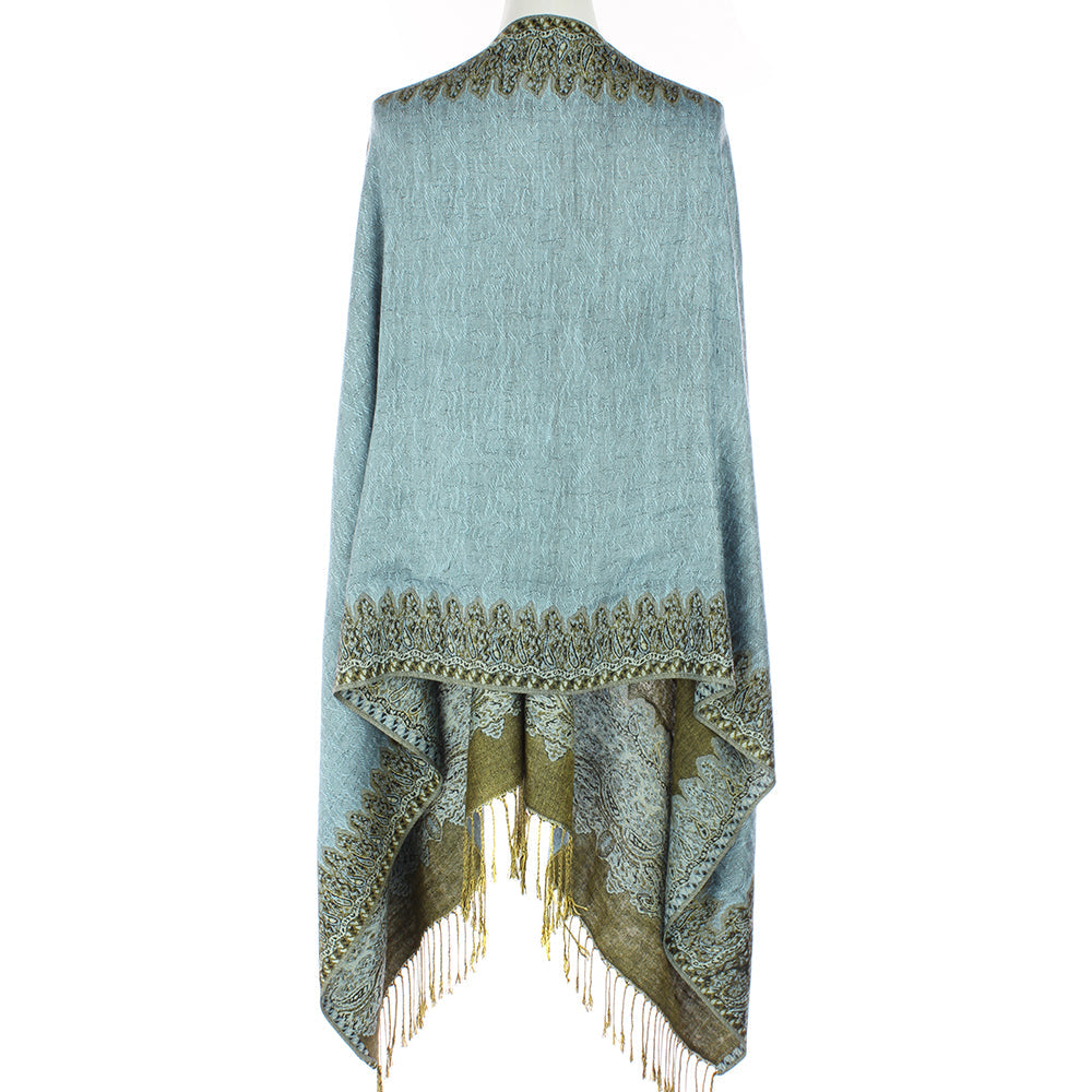 Denim/Gold Constantinople Pashmina