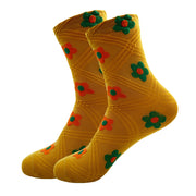 Diamond Meadow Gold Women's Socks