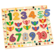 1 to 10 Wooden Puzzle