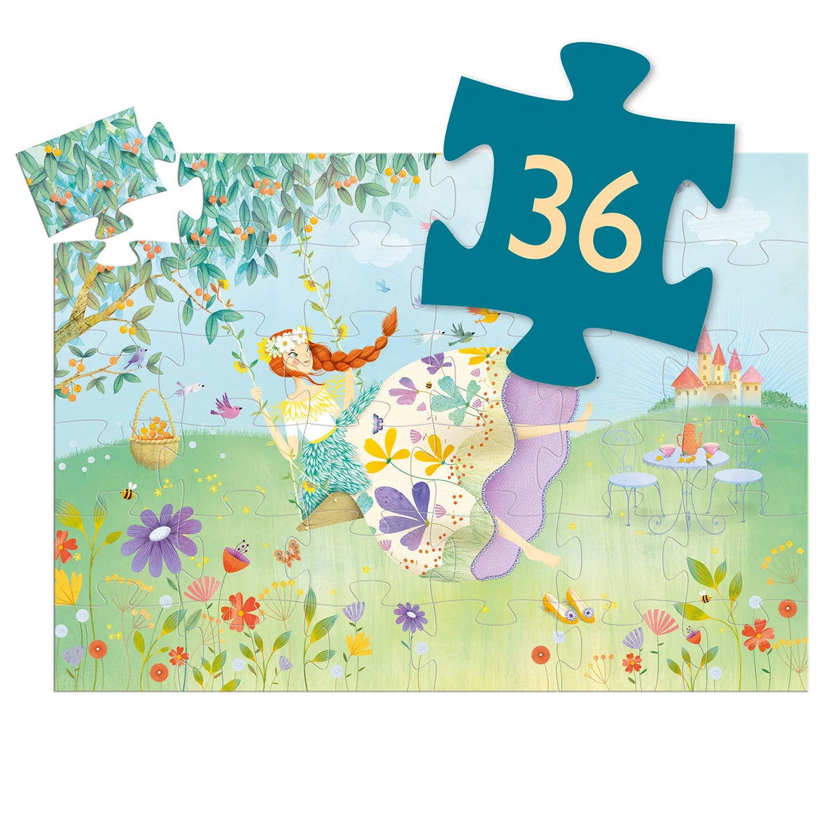 The Princess of Spring | 36pc Silhouette Jigsaw Puzzle