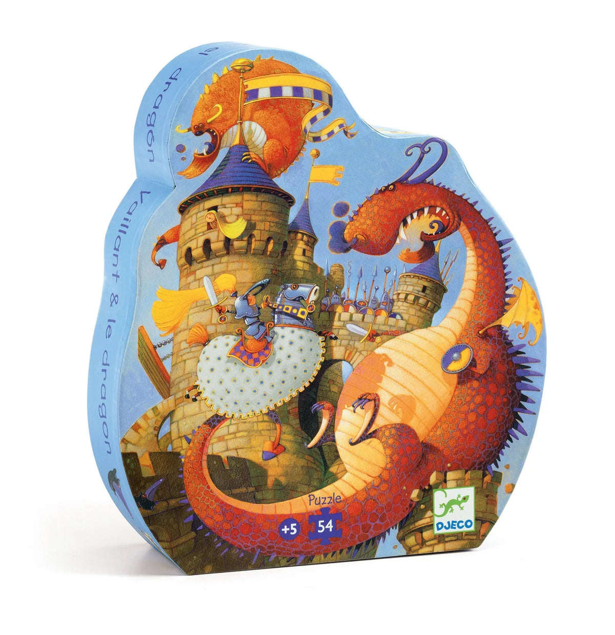 Valliant & The Dragon | 54pc Silhouette Jigsaw Puzzle