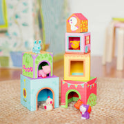 Topanifarm Nest and Stack Blocks + Animals