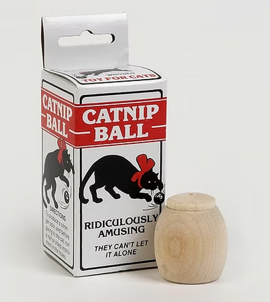 Dr. Daniels Wooden Ball w/ Catnip Cat Toy